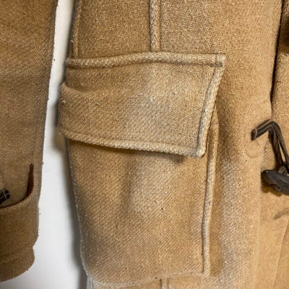 TNA Camel Tan Wool Women's Duffle Coat Size XS - Picture 5 of 8